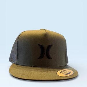 Hurley Dark Olive Cap with Black Logo